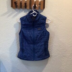 Patagonia Blue Quilted Vest